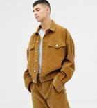Noak Cord Jacket In Camel - Multi