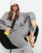 Asos Design Tracksuit Ultimate Sweat / Sweatpants In Charcoal-grey