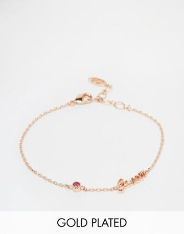 Astrid & Miyu Cancer Zodiac Bracelet - Gold