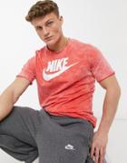 Nike Futura Washed T-shirt In Pink