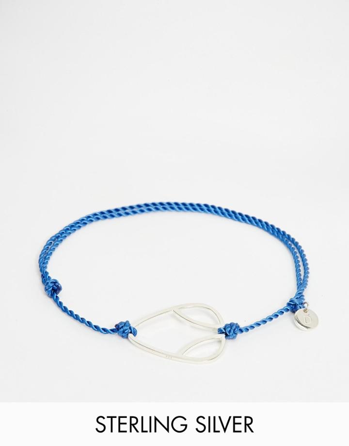 Daisy London Exclusive Laura Whitmore Silver Friendship Bracelet - Silver