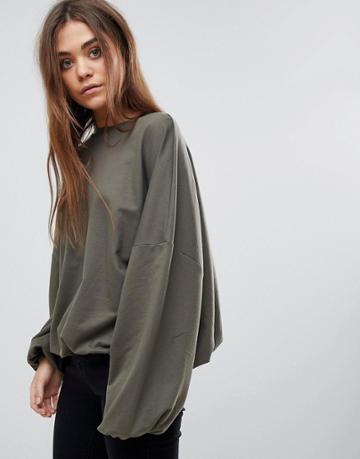 After Market Oversize Sweatshirt - Green