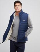 Hollister Fleece Lined Tank In Navy - Navy