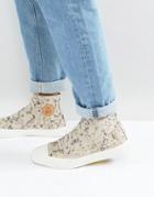 Pro Keds Hi Top Speckled Felt Sneakers - Gray
