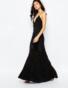 The Jetset Diaries Amore Maxi Dress In Black - Black