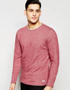 Jack & Jones Melange Sweatshirt - Burgundy