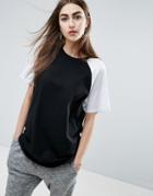 Asos Contrast Color Block T-shirt - Multi