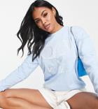 Vai21 Oversized Tennis Sweatshirt In Blue