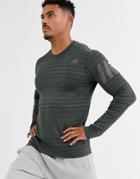 Adidas Performance Long Sleeve T-shirt In Green