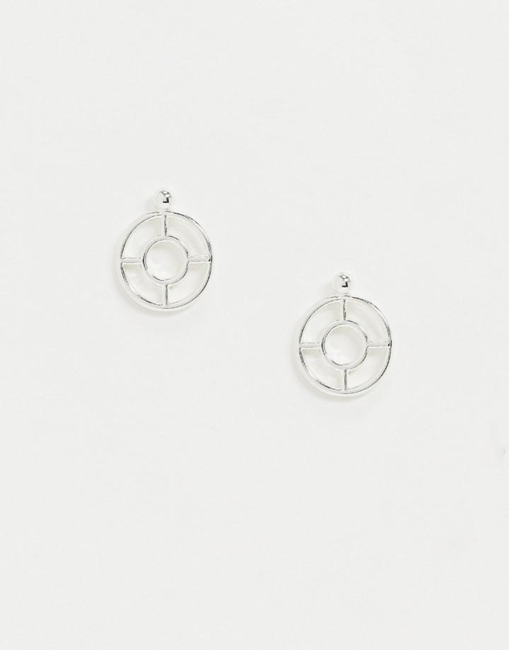 Saint Lola Silver Plated Double Hoop Earrings