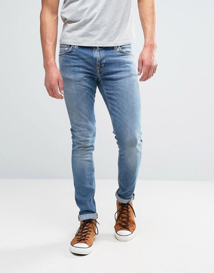 Nudie Jeans Co Skinny Lin Jean Pure Breeze Wash - Blue