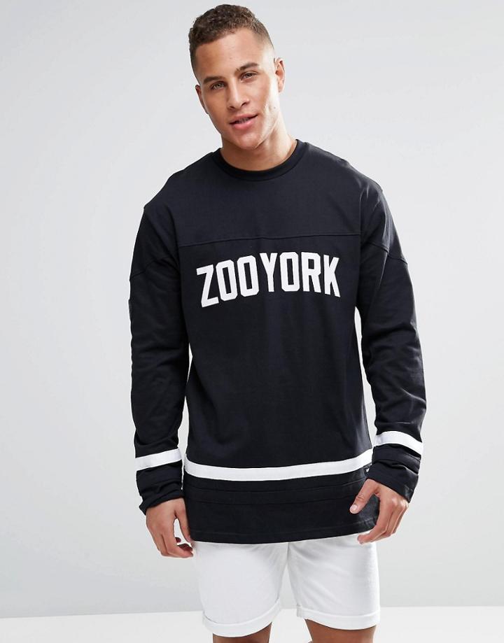 Zoo York Slammer T-shirt Long Sleeve - Gray