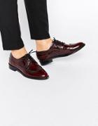 Asos Mai Leather Brogues - Red