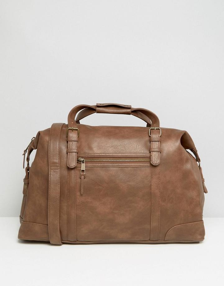 New Look Carryall Bag In Brown - Brown
