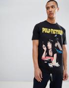 Asos Design Pulp Fiction Relaxed T-shirt - Black