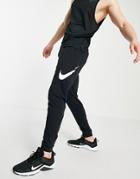 Nike Training Swoosh Sweatpants In Black