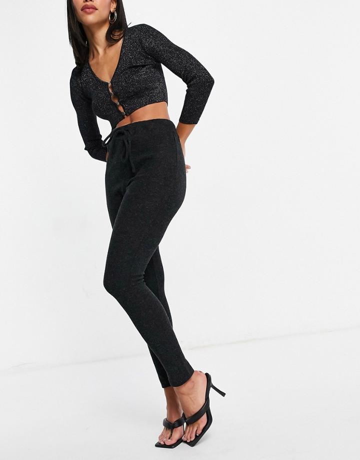 Parallel Lines Knit Pant In Black