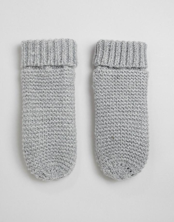 Pieces Rib Knitted Mitten