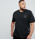 Jack & Jones Originals Plus Size T-shirt With Brand Logo - Black