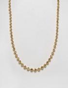 Mister Marble Chain Necklace In Gold - Gold