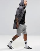 Asos Loungewear Drop Crotch Jersey Shorts - Gray