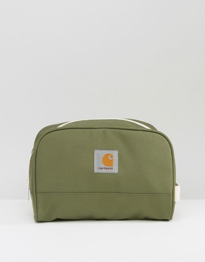 Carhartt Watch Toiletry Bag In Green - Green