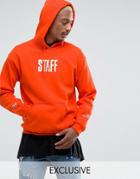 Justin Bieber Purpose Tour Staff Hoodie - Orange
