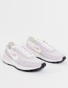 Nike Waffle One Sneakers In Sail/light Soft Pink-white