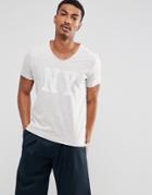 Selected Homme New York T-shirt - Gray