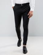 Selected Homme Super Skinny Tuxedo Suit Pants - Black