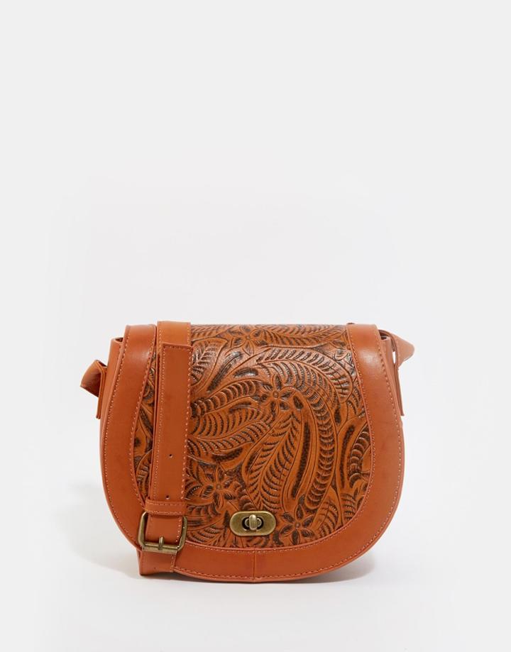 Vero Moda Western Cross Body Bag - Cognac