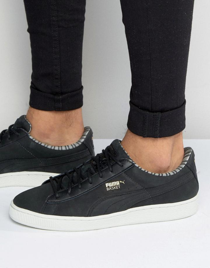 Puma Basket Classic Sneakers - Black