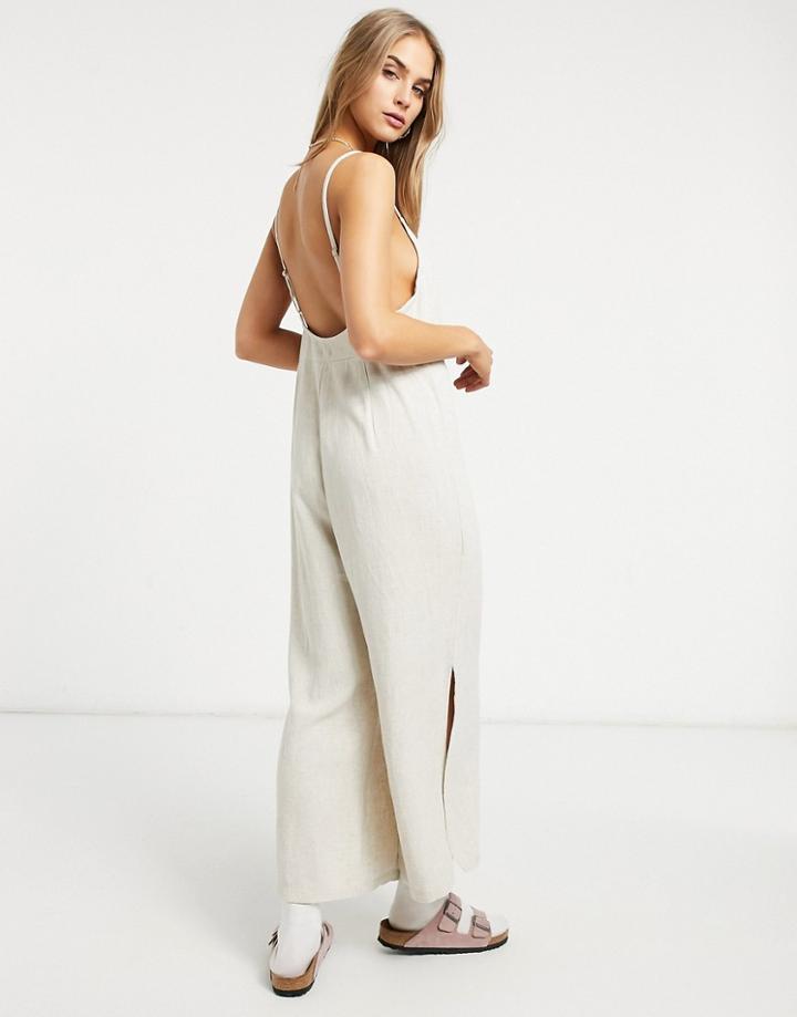 Rhythm Havana Jumpsuit In Sand-neutral