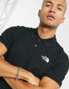 The North Face Polo Piquet Top In Black