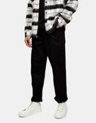 Topman Relaxed Jeans In Stay Black