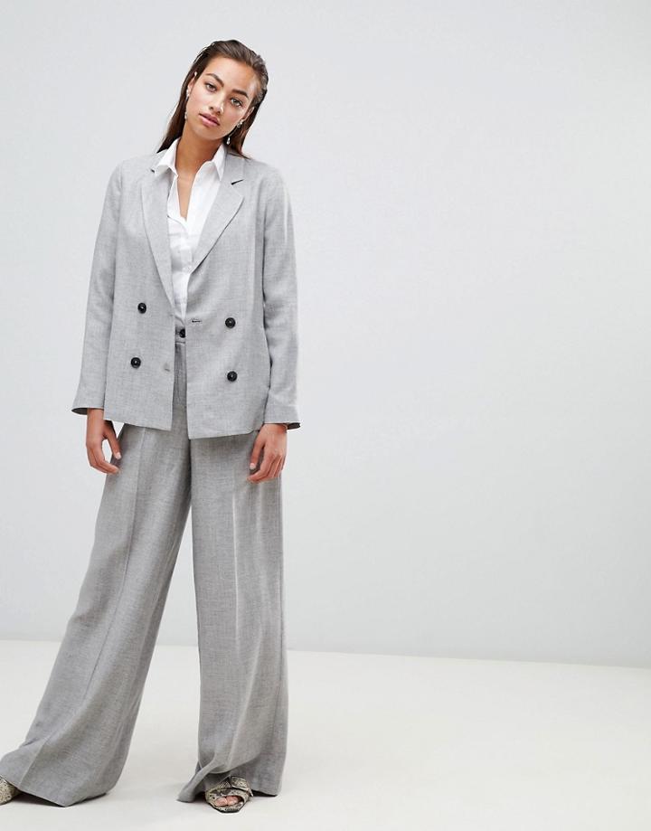 Sisley Super Wide Leg Pants - Gray