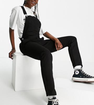 Dr Denim Tall Relaxed Fit Overalls In Black