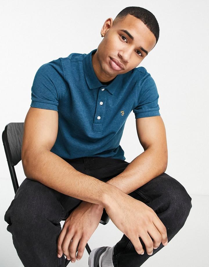 Farah Blanes Polo In Blue