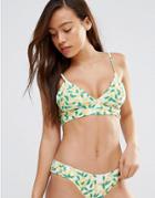 Vero Moda Pineapple Bikini Top - Multi