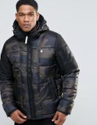 G-star Whistler Hooded Camo Jacket - Green