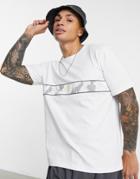 Marshall Artist Data Flow Cut And Sew T-shirt In White