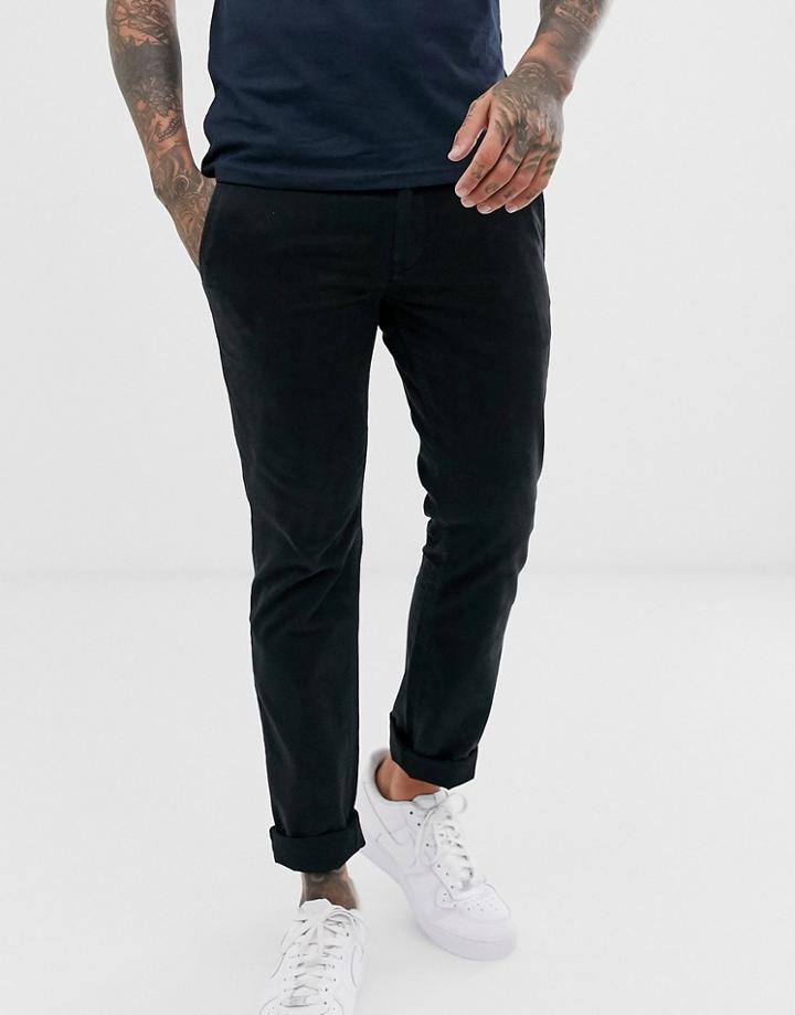 Boss Schino Slim Chino In Black - Black