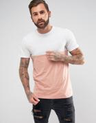 New Look T-shirt With Block In Pink - Pink