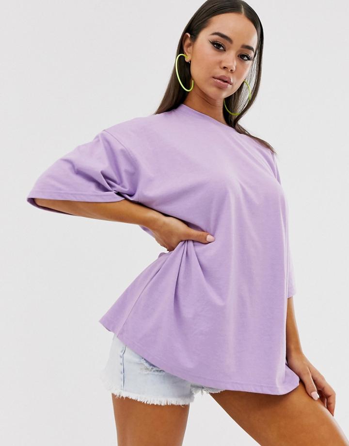 Public Desire Oversized T-shirt - Purple