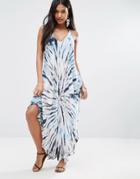 Surf Gypsy Blue Tie Dye Beach Dress - Multi