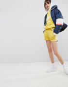 Adidas Originals Adicolor Three Stripe Shorts In Yellow - Yellow