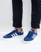 Adidas Originals Campus Sneakers In Blue Bz0086 - Blue