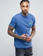 Friend Or Faux Monsoon Chest Print T-shirt - Blue