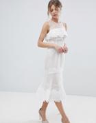 Coast Sarry Maselle Lace Midi Dress - White