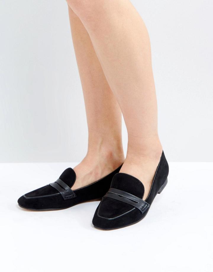 Raid Coby Black Flat Loafers - Black